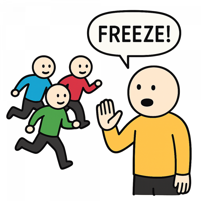 Run and Freeze game image